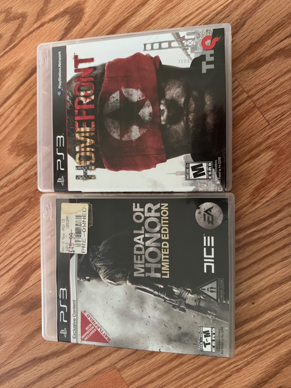 PS3 MEDAL of HONOR & HOMEFRONT